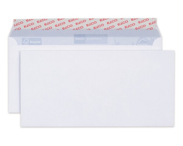 Couvert Proclima C5/6 ohne Fenster, Haftklebeverschluss Nachhaltige Couverts, Couverts, Couverts ohne Fenster, Elco Couvert-Marken, Proclima