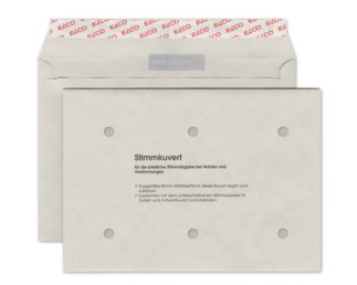 Stimm-Couvert C5 mit Haftklebeverschlus Couverts