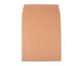 Papierversandbeutel mit Spitzboden, wiederverschliessbar, braun, 450x545x80 mm  Shop, Verpackung & Versand, Versandbeutel