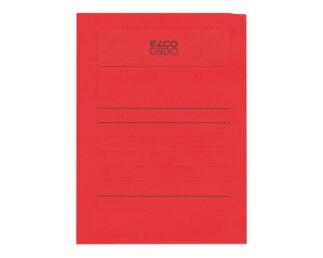 Ordo volumino, intensivrot, Fenster 180 x 50 mm, 120 g/m²  Organisieren & Präsentieren