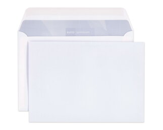 Couvert Premium E6 ohne Fenster, gummiert  Couverts