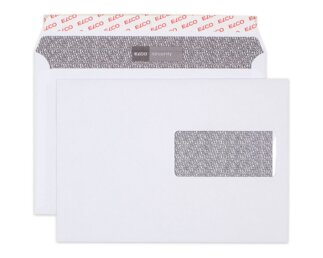 Couvert security C5 mit Fenster rechts, haftklebend  Couverts