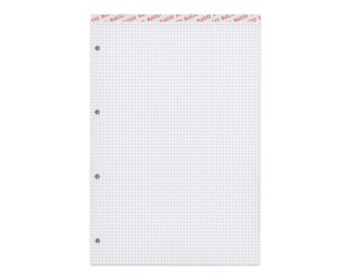 Office Block A4 Hochweiss kariert, 4mm, 100 Blatt, Lochung Blöcke, Hefte & Papier