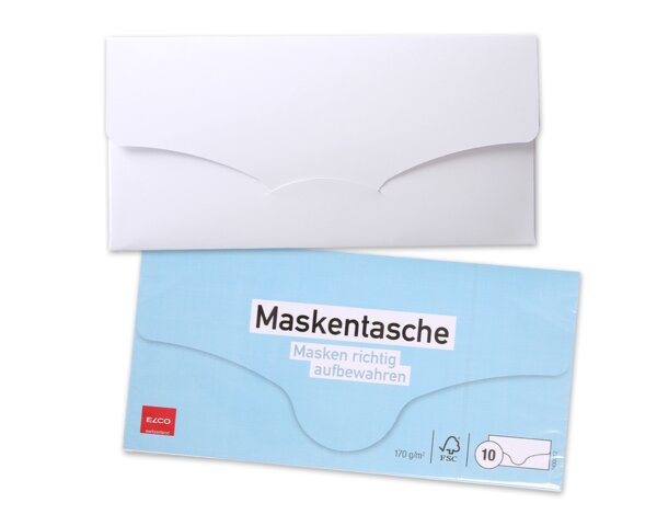 Maskentaschen C5/6 Steckverschluss Couverts, Spezialitäten, Medizinische Verpackungen