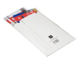 Weisse Versandtasche "Safe" für C4, 100 Stk., haftklebend Verpackung & Versand