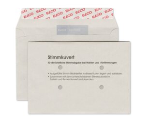Stimm-Couvert C6 mit Haftklebeverschlus Abstimmungs-Couverts, Couverts, Couverts ohne Fenster, Spezialitäten