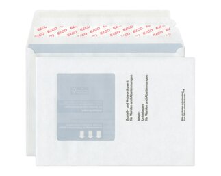 Abstimmungs-Couvert weiss, 245x170mm haftklebend Couverts