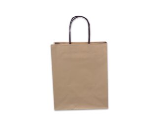 Papiertragetasche haselnuss Tragetaschen color, Papiertaschen & Boxen