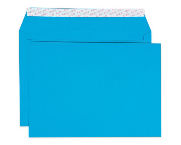Couvert Color C4 intensivblau ohne Fenster, haftklebend  Farbige Couverts, Couverts, Couverts ohne Fenster, Elco Couvert-Marken, Color