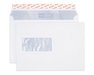 Couvert Premium C5 mit Fenster links, haftklebend  Couverts