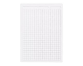 Office Block A4 Hochweiss kariert 10mm, 50 Blatt  Blöcke, Hefte & Papier