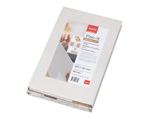 easy-Päckli für A5, 2 Stk., haftklebend mit Aufreissband Versand&shy;verpackungen, Verpackung & Versand