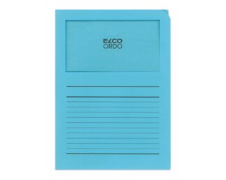 Ordo classico blau, liniert, Fenster 180 x 100 mm  Organisieren & Präsentieren