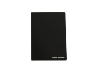 Graviertes Notizbuch A4, kariert 5mm mit Rand, mit Balacroncover Personali­siertes Notizbuch, Blöcke, Hefte & Papier, Notizbücher, Personali­sieren & Bedrucken