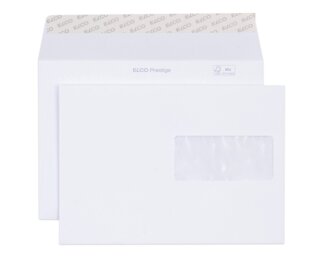 Couvert Prestige C5 mit Fenster rechts, 100, haftklebend Couverts