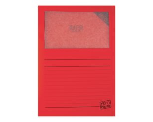 ELCO Ordo zero, intensivrot, Zero plastic, mit Sichtfenster  Ordo Organisations­mappen, Organisieren & Präsentieren, Ordo zero