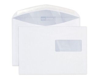 Couvert Premium C5 mit Fenster rechts, Nassklebeverschluss  Couverts