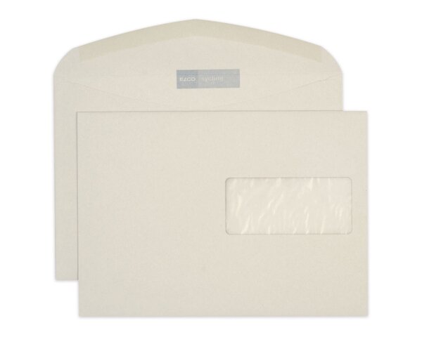 Couvert sycling C5 mit Fenster rechts, nassklebend  Nachhaltige Couverts, Couverts, Couverts mit Fenster, Elco Couvert-Marken, Sycling