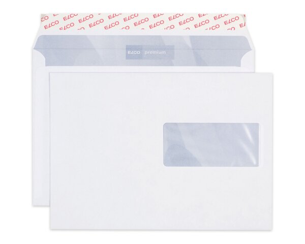 Couvert Premium C5 mit Fenster rechts, haftklebend  Couverts mit Fenster, Couverts, Elco Couvert-Marken, Premium