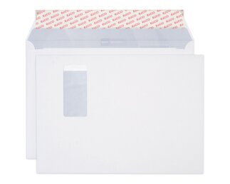 Couvert Premium C4 mit Fenster rechts, haftklebend  Couverts