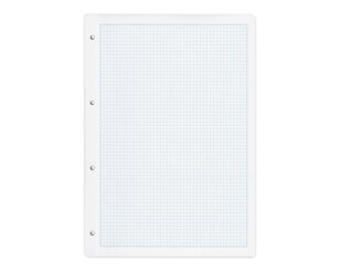 Ringbucheinlagen A4, 80 Blatt, kariert 5mm mit Rahmen  Ringbuch­einlagen und -Blöcke, Blöcke, Hefte & Papier