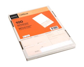 Einzahlungsschein ESR orange geboxt, 90 g/m², 100 Blatt Blöcke, Hefte & Papier