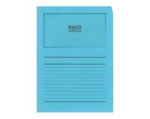 Ordo classico blau, liniert, Fenster 180 x 100 mm  Ordo Organisations­mappen, Organisieren & Präsentieren, Ordo classico