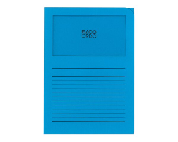 Ordo classico intensivblau, liniert, Fenster 180 x 100 mm  Ordo Organisations­mappen, Organisieren & Präsentieren, Ordo classico