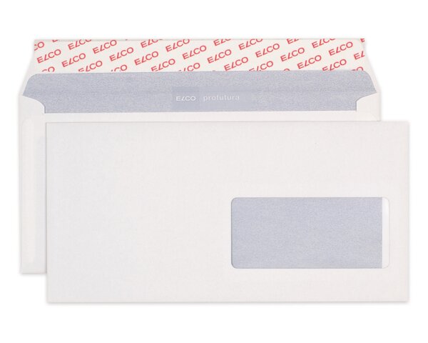 Couvert Profutura C5/6 mit Fenster rechts, haftklebend  Nachhaltige Couverts, Couverts, Couverts mit Fenster, Elco Couvert-Marken, Profutura