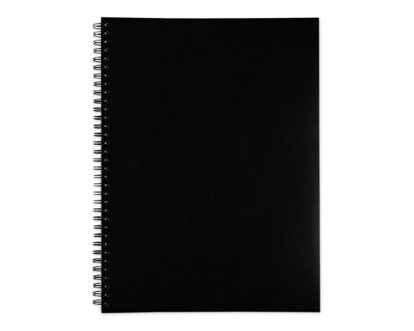 Collegeblock schwarz, A4 80 Blatt hochweiss, 5mm kariert  Collegeblöcke, Blöcke, Hefte & Papier