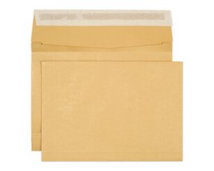 Aktenfalten-Couvert Braun Kraft C4 haftklebend ohne Fenster Couverts aus Kraftpapier, Couverts, Couverts ohne Fenster