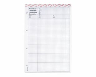 Office Besprechungsblock A4 Hochweiss 80 Blatt, gelocht Blöcke, Blöcke, Hefte & Papier, Funktions­blöcke