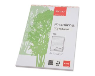 Office Block A4 weiss recycling kariert 4mm, 100 Blatt Blöcke, Hefte & Papier