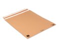 Papierversandbeutel mit Spitzboden, wiederverschliessbar, braun, 450x545x80 mm  Shop, Verpackung & Versand, Versandbeutel