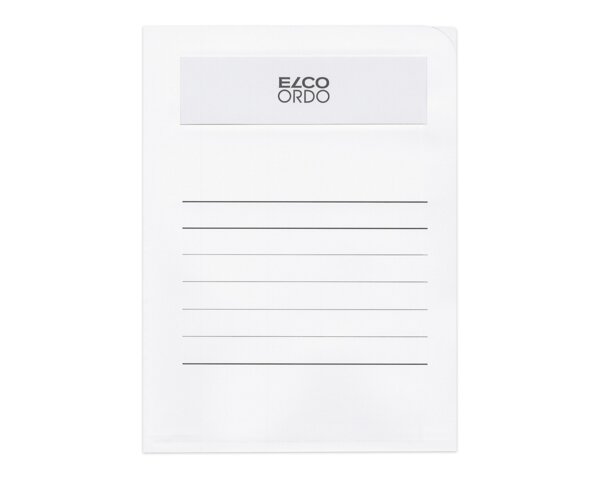 Ordo volumino, weiss, Fenster 180 x 50 mm, 120 g/m²  Ordo Organisations­mappen, Organisieren & Präsentieren, Ordo volumino