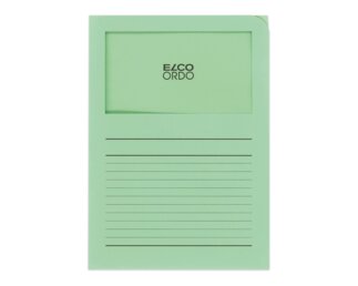 Ordo classico grün, liniert, Fenster 180 x 100 mm  Organisieren & Präsentieren