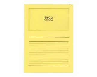 Ordo classico gelb, liniert, Fenster 180 x 100 mm  Organisieren & Präsentieren