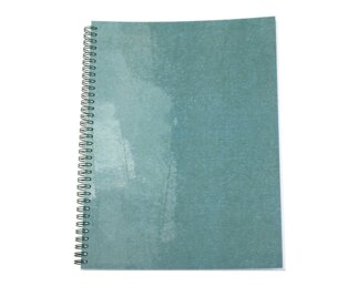 Collegeblock grün, A4 80 Blatt hochweiss, 5mm kariert  Blöcke, Hefte & Papier