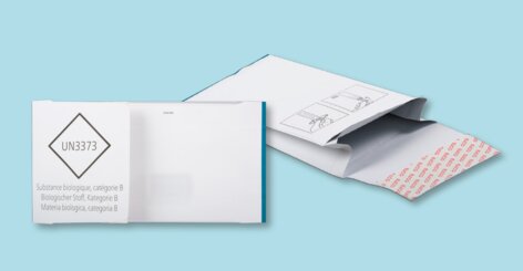 Darstellung Beispiel Spezialanfertigung Versandtüte