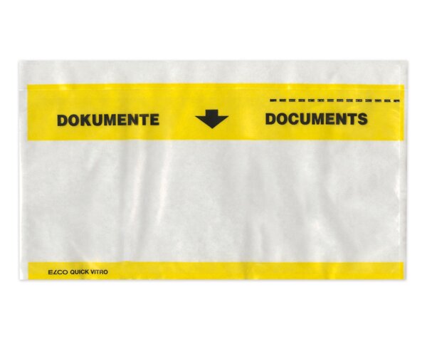 Quick Vitro C6/5 DL Dokumententasche  Dokumenten­taschen, Couverts, Couverts ohne Fenster, Elco Couvert-Marken, Quick Vitro, Verpackung & Versand