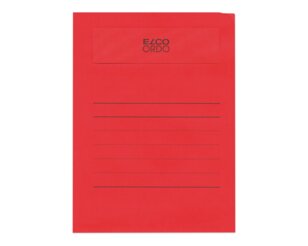 Ordo volumino, intensivrot, Fenster 180 x 50 mm, 120 g/m²  Ordo Organisations­mappen, Organisieren & Präsentieren, Ordo volumino