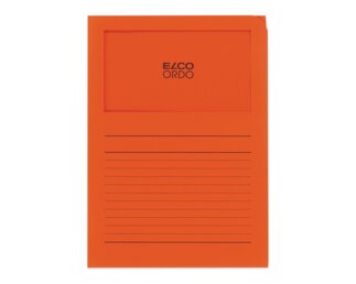 Ordo classico orange, liniert, Fenster 180 x 100 mm  Organisieren & Präsentieren