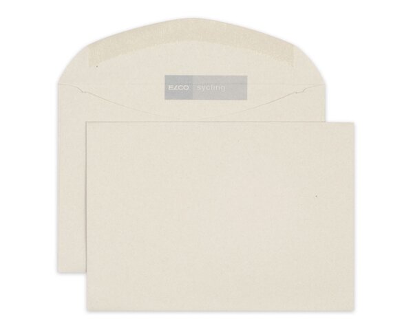 Couvert sycling C6 ohne Fenster, nassklebend  Nachhaltige Couverts, Couverts, Couverts ohne Fenster, Elco Couvert-Marken, Sycling
