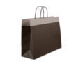 Papiertragetasche braun-silber Tragetaschen color, Papiertaschen & Boxen
