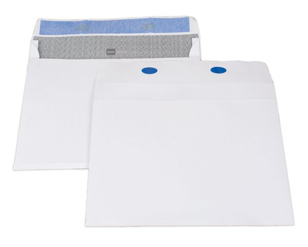 Couvert security mit Seitenfalte ohne Fenster, haftklebend  Couverts Sicherheits­papier, Couverts, Couverts ohne Fenster, Couvert mit Seitenfalten, Elco Couvert-Marken, Security