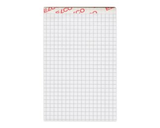 Office Block A7 Hochweiss kariert, 4mm Blöcke, Hefte & Papier