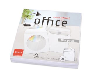 Office Discpack mit rundem Fenster, Haftklebeverschluss  Couverts