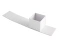 Magnetische Würfelbox, weiss, Recyclingkarton, 10cm Edle Karton- und Geschenk­boxen, Papiertaschen & Boxen