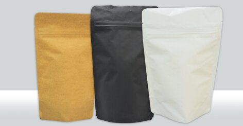 Darstellung der Standbodenbeutel ohne Überdruckventil