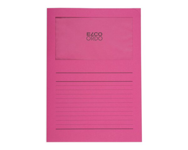 Ordo classico fuchsia, liniert, Fenster 180 x 100 mm  Ordo Organisations­mappen, Organisieren & Präsentieren, Ordo classico